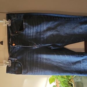 D. Jeans boot cut size 10